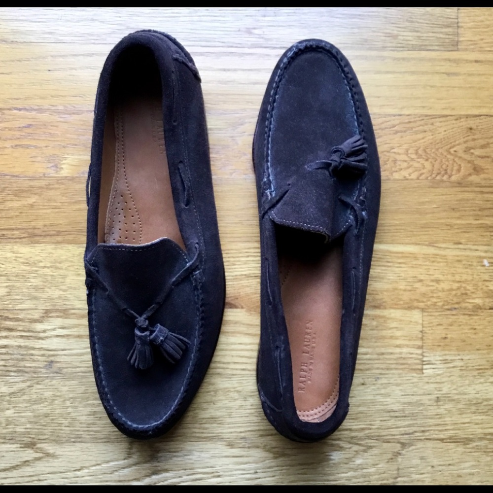 👞Polo by Ralph Lauren Men’s Suede Loafers~13D👞